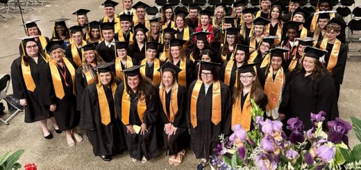 Group photo of Phi Theta Kappa's graduating class for 2023.